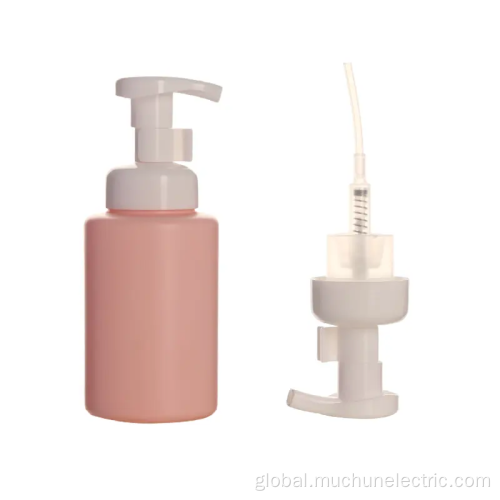 Foam Spray Bottle Custom Pink PET PlasticRound Cosmetics Packaging Bottles Supplier